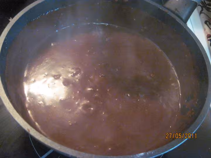 Gateau au chocolat et griottes