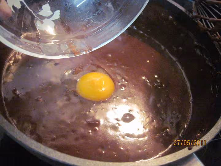 Gateau au chocolat et griottes