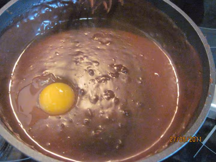 Gateau au chocolat et griottes