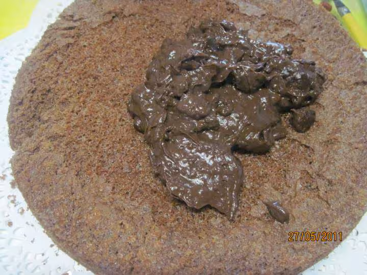 Gateau au chocolat et griottes