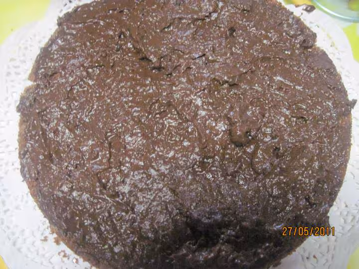 Gateau au chocolat et griottes