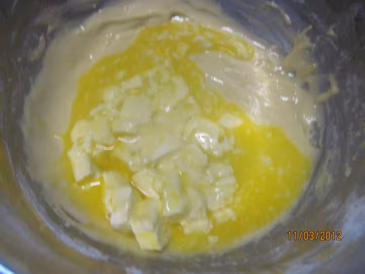 Gateau au citron et chocolat blanc