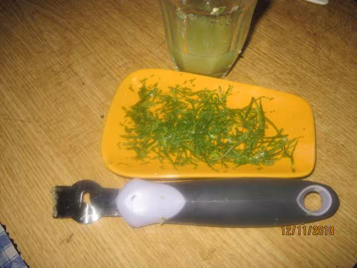 Gateau au citron vert au mo