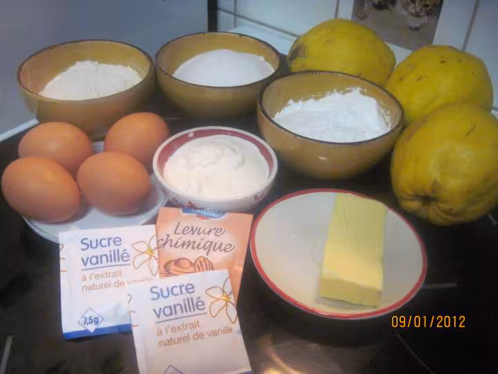 Gateau au coings