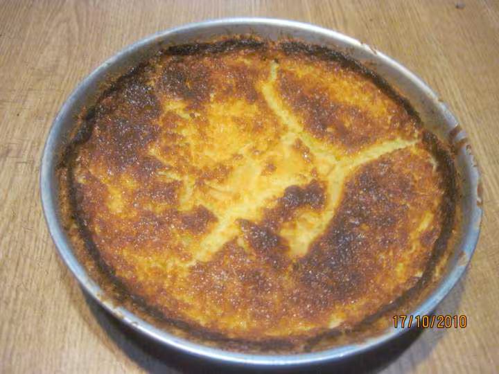 Gateau au fromage de brousse au coing