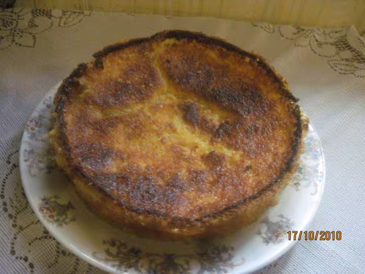 Gateau au fromage de brousse au coing
