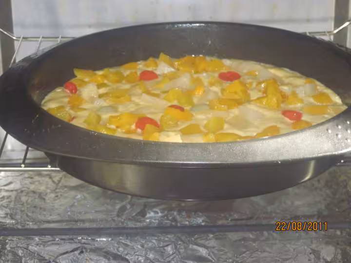Gateau au fruits cocktail