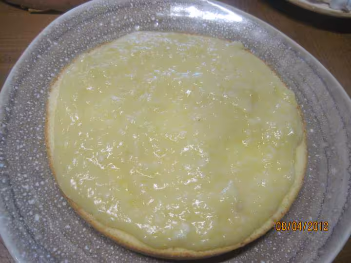 Gateau au lait de coco et meringues