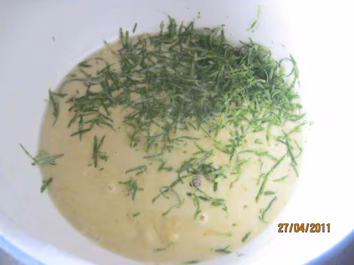 Gateau au pavot et zeste de citrons verts