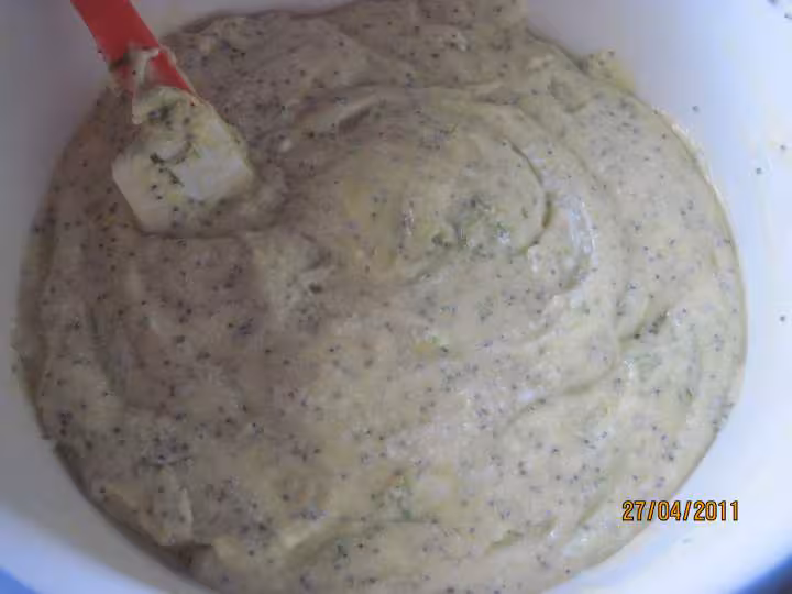 Gateau au pavot et zeste de citrons verts