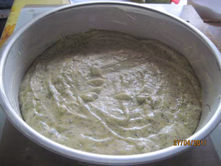 Gateau au pavot et zeste de citrons verts
