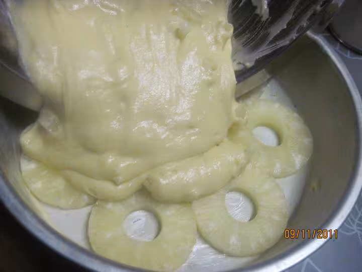 Gateau au yaourt a l ananas