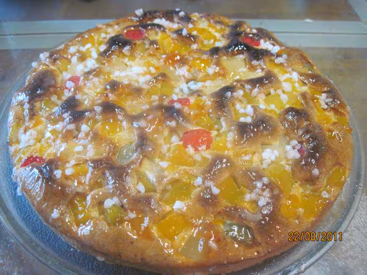 Gateau aucoctkail de fruits