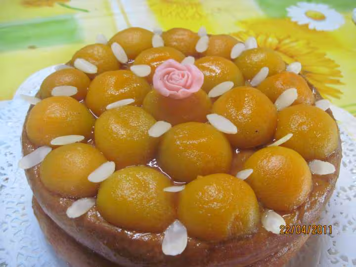 Gateau aux abricots rapide sans cuisson