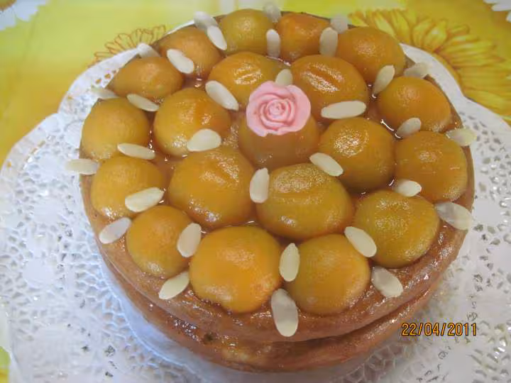 Gateau aux abricots rapide sans cuisson