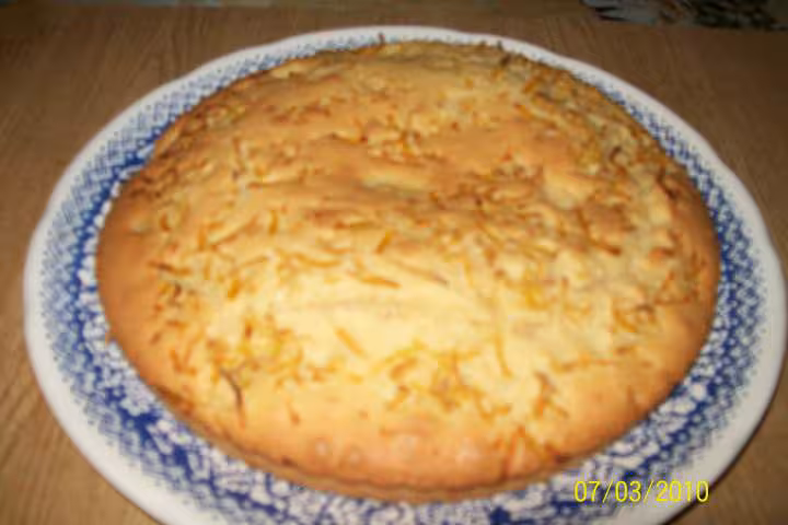 Gateau aux brugnons et zeste de citron