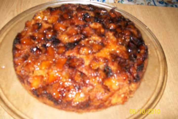 Gateau aux des de pommes caramelisees