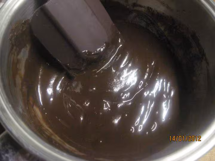 Gateau aux kiwis nappage chocolat