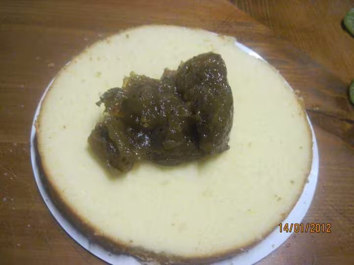 Gateau aux kiwis nappage chocolat