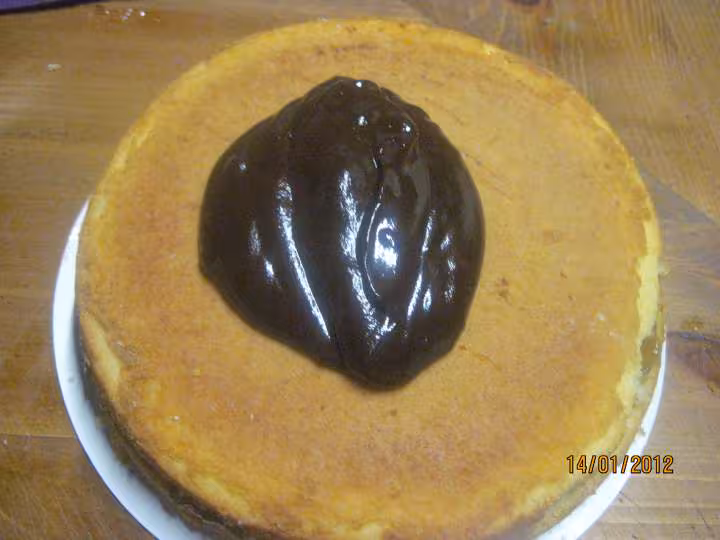 Gateau aux kiwis nappage chocolat