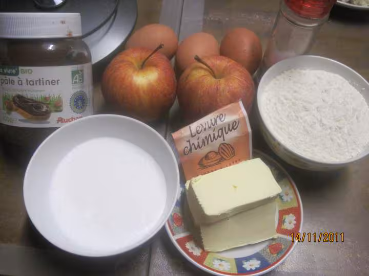 Gateau aux pommes au micro ondes