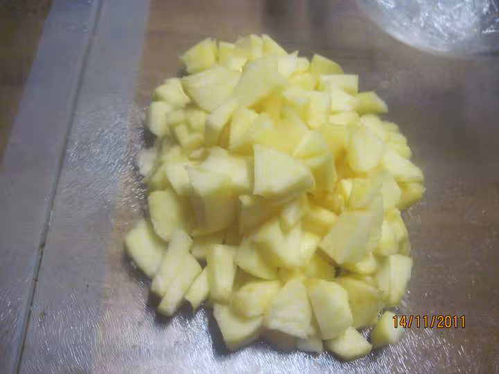 Gateau aux pommes au micro ondes
