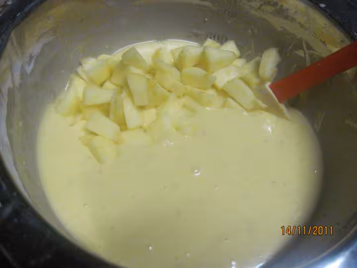 Gateau aux pommes au micro ondes