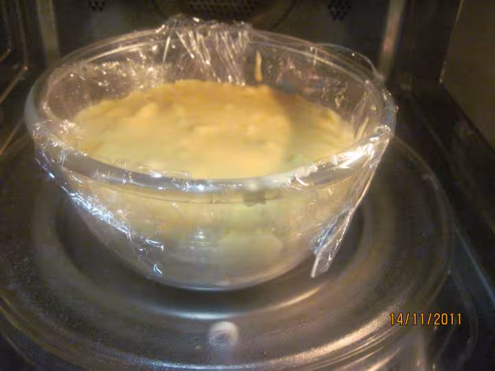 Gateau aux pommes au micro ondes