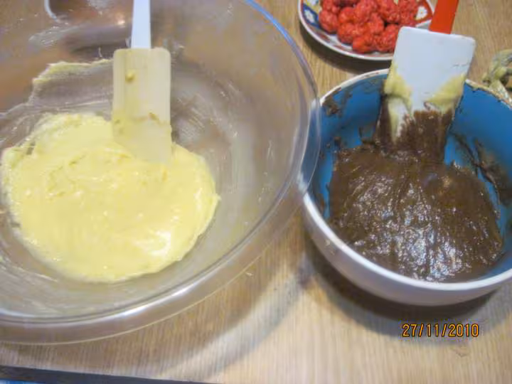 Gateau aux pralines et chocolat