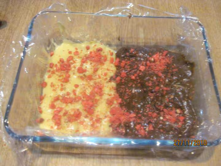 Gateau aux pralines et chocolat