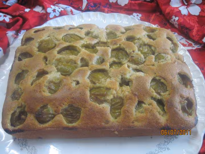 Gateau aux prunes reines claudes