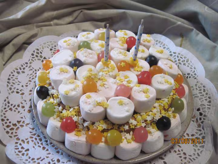 Gateau bonbons rapide et sans cuisson