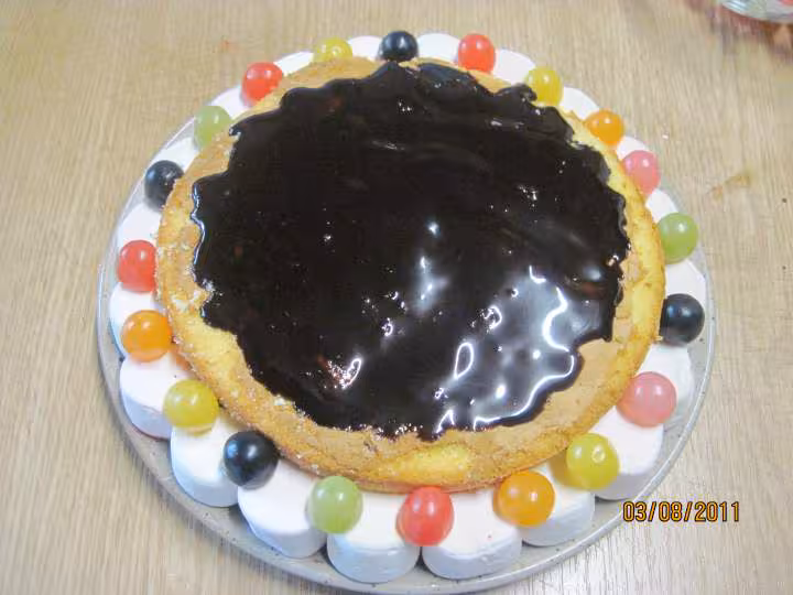 Gateau bonbons rapide et sans cuisson