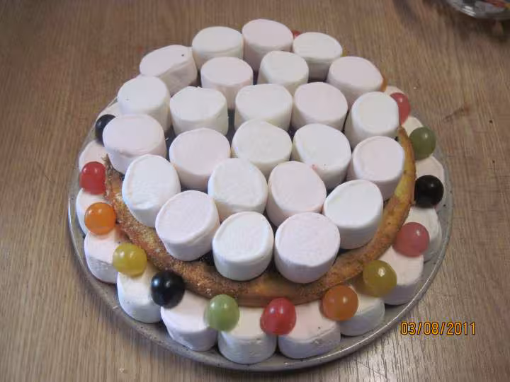 Gateau bonbons rapide et sans cuisson
