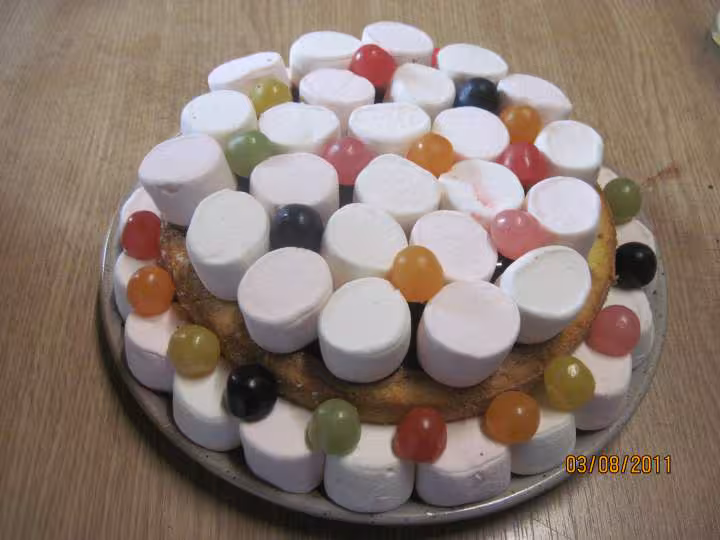 Gateau bonbons rapide et sans cuisson