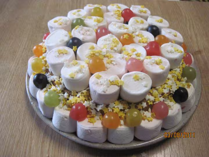 Gateau bonbons rapide et sans cuisson
