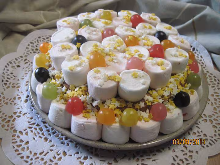 Gateau bonbons rapide et sans cuisson