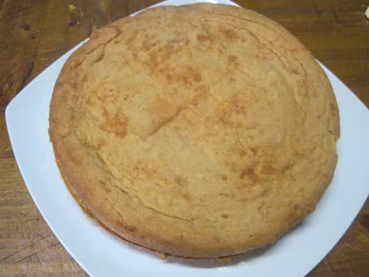 Gateau creme de calissons et chocolat blanc