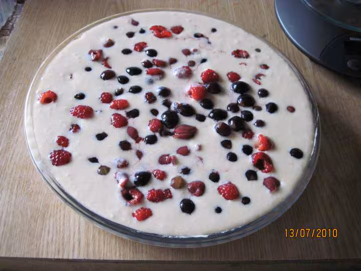 Gateau de fromage de brousse aux fruits rouges