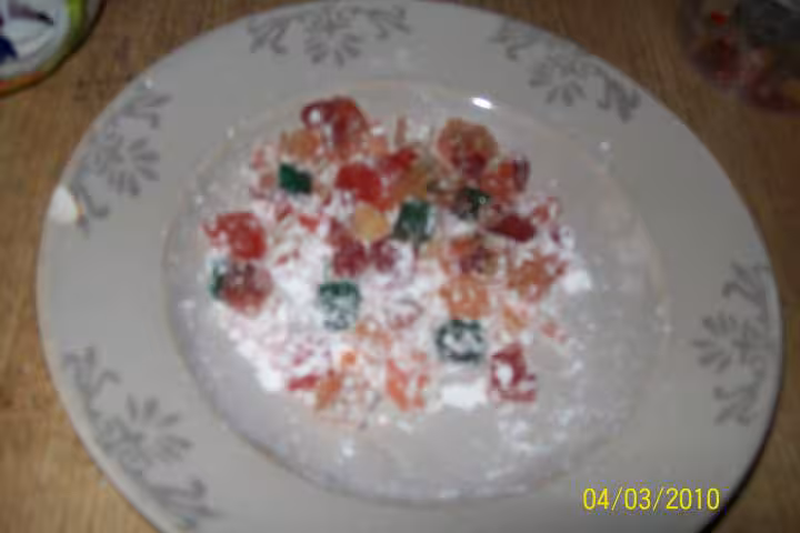 Gateau de paques aux fruits confits