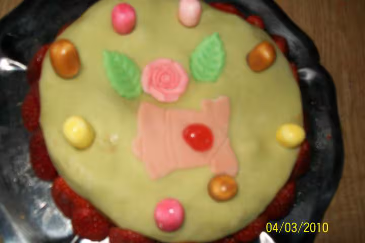Gateau de paques aux fruits confits