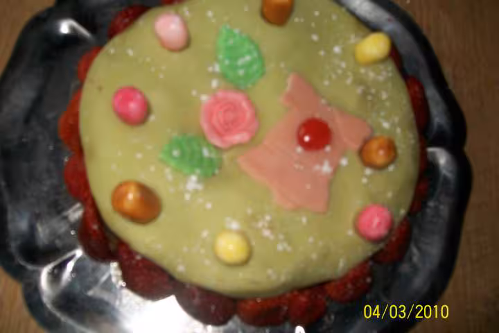 Gateau de paques aux fruits confits