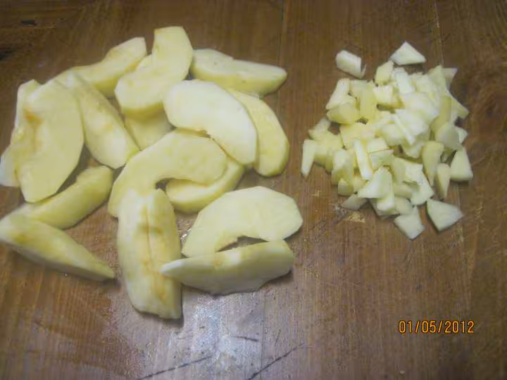 Gateau noisette au pommes fondantes
