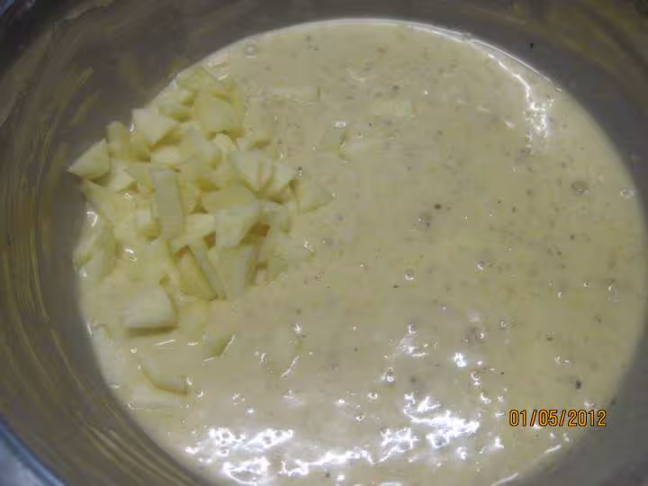 Gateau noisette au pommes fondantes