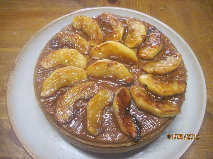 Gateau noisette au pommes fondantes