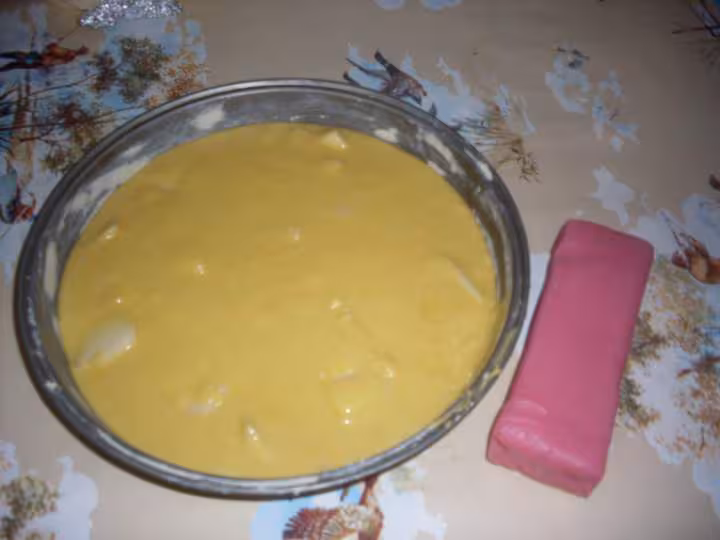 Gateau poires pate d amande
