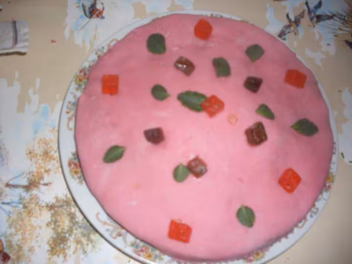 Gateau poires pate d amande
