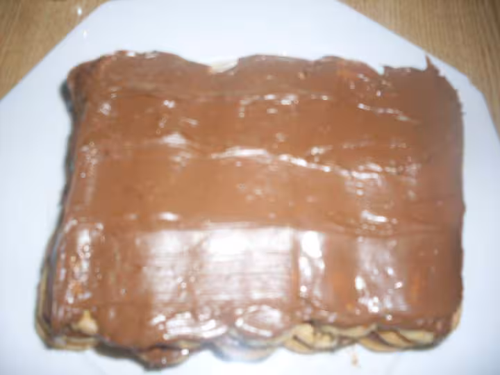 Gateau rapide biscuits pate au chocolat