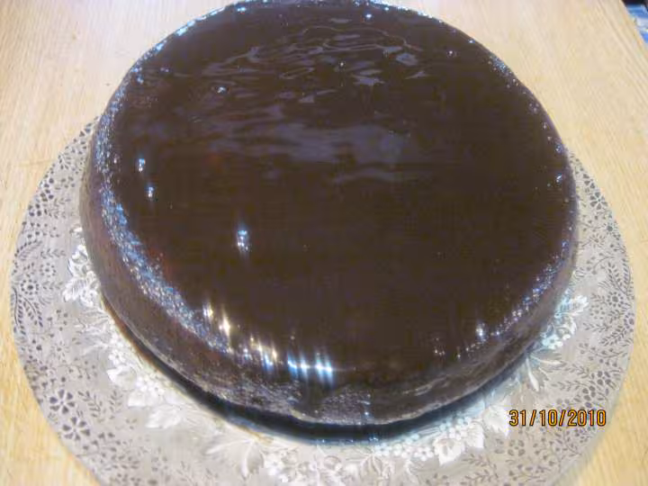 Gateau s cuissoncreme speculoos et nappage de chocolat