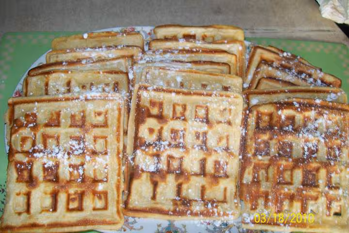 Gaufres a la cannelle
